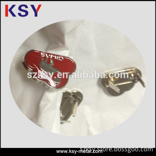 Any colour custom enamel label for clothing